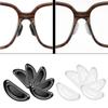 10 Pairs Adhesive Eye Glasses Nose Pads D Shape Stick On Anti-Slip Soft Silicone Adhesive Nose Pads Glasses Nose Pad Kit