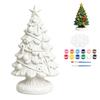 Diy Christmas Santa Claus/Snowman/Deer Plaster Figurine Painting Kit Kids Graffiti Paint Set Toys Holiday Keepsake Gift Ornament
