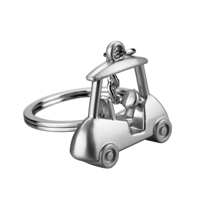 Creative 3D Golf Cart Keychain Holder Realistic Design for Car Key and Bag Perfect Gift for Golf Lover Special Occasions