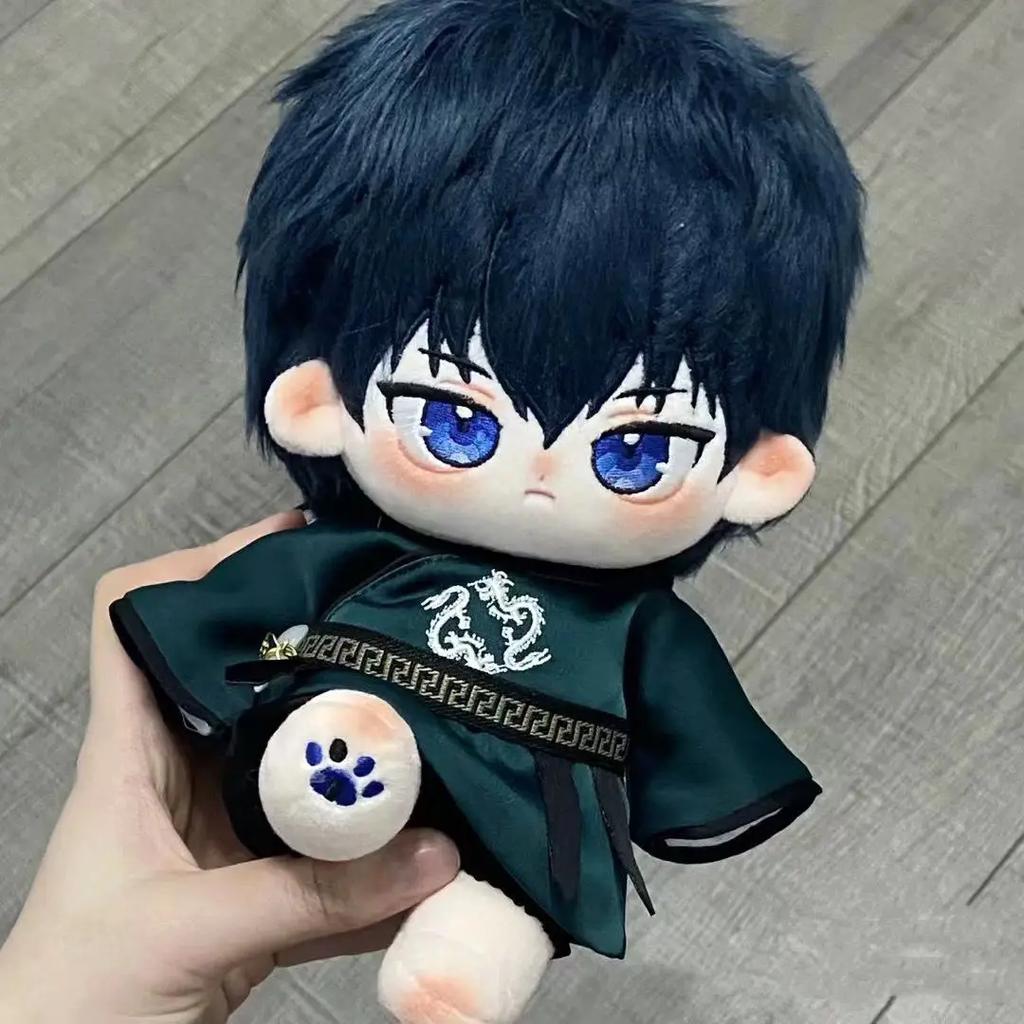 Stuffed Blue Lock Isagi Yoichi 20cm Cotton Doll Gift Toys for Girls Boys DIY Dress-up Puppet Animation Collections