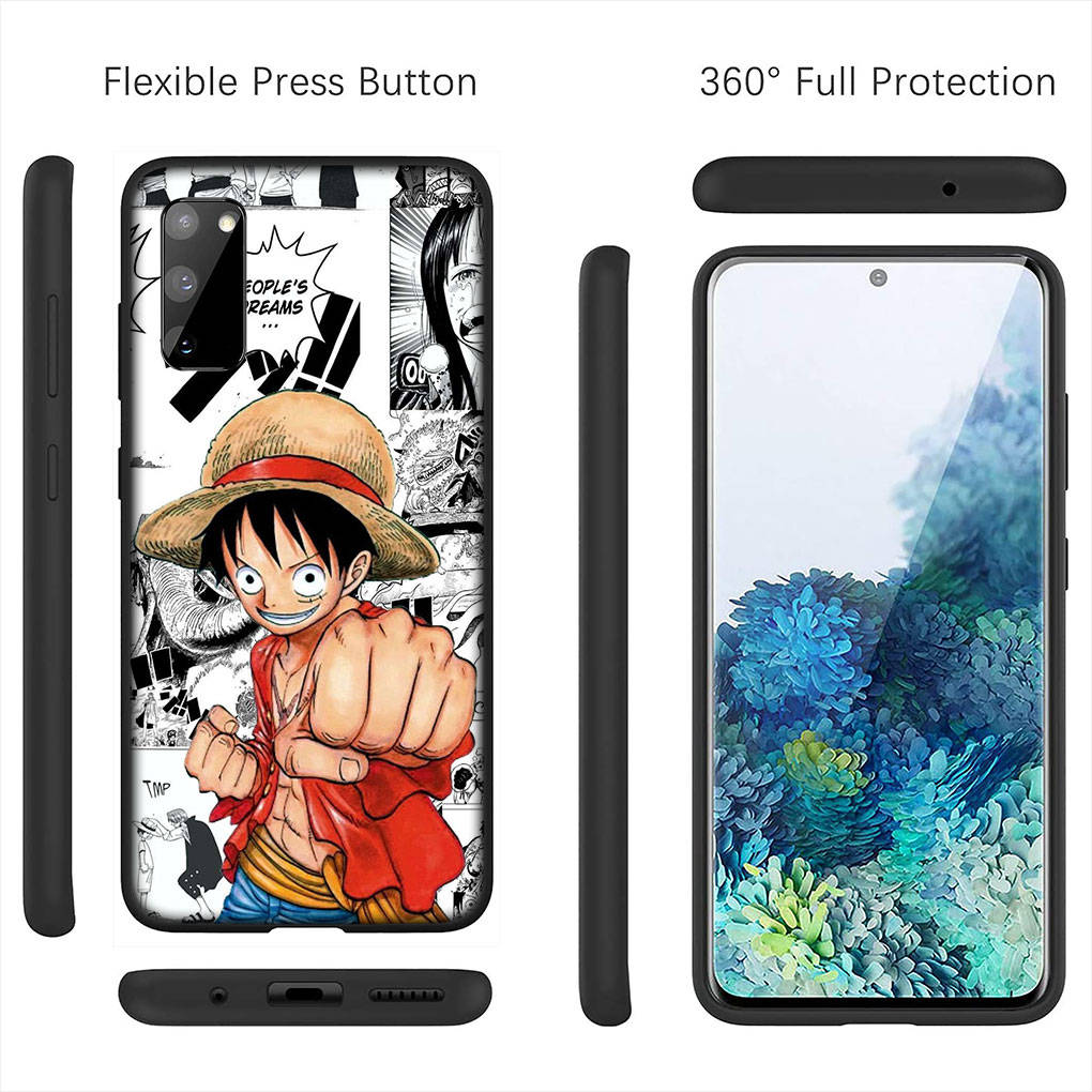 Cover for iPhone 16 15 Xiaomi Redmi Note 14 13 12 11 Pro Max 16e Samsung Galaxy S25 S24 S23 Moto OPPO Huawei Luffy One Piece Trafalgar Law Phone Case