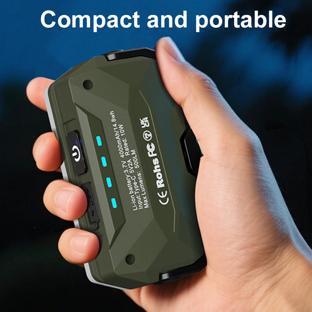 Portable Outdoor Camping Lantern Super Long Battery Life Rechargeable Emergency Light Strong Magnet Work Light for Repair