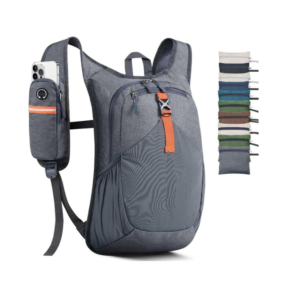 15L Wanderrucksack Leicht Faltbar Kleiner Rucksack Mehrere Taschen Kompakt Ultraleicht Wander-Tagesrucksack Outdoor-Aktivitäten