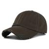 Washed Cotton Baseball Cap Wide Brim Embroidery Hat Versatile Trend Hat  Unisex