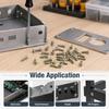 50-100pcs M3Carbon Steel with Zinc Plating Phillips Pan Head Machine Screw Length 10mm 14mm