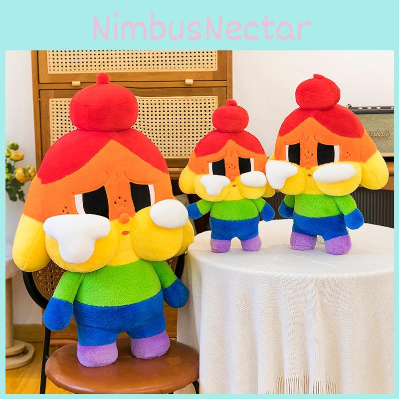 Rainbow Powerpuff Crybaby Girls Plush Toy Ornament For Gift And Bedroom Decor