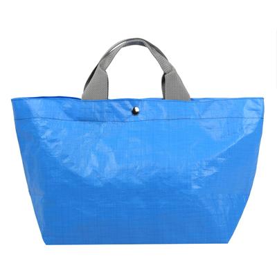 Marche Bag Einkaufstasche Marche Bag Hergestellt in Japan Domestic Blau Grau [FLOWERS lab] ×