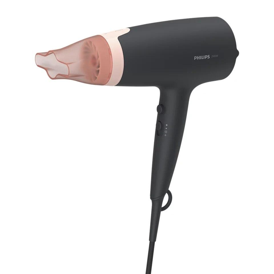 Philips | Hair Dryer | Bhd350/10 | 2100 W | Number Of Temperature Settings 6 | Ionic Function | Black/Pink