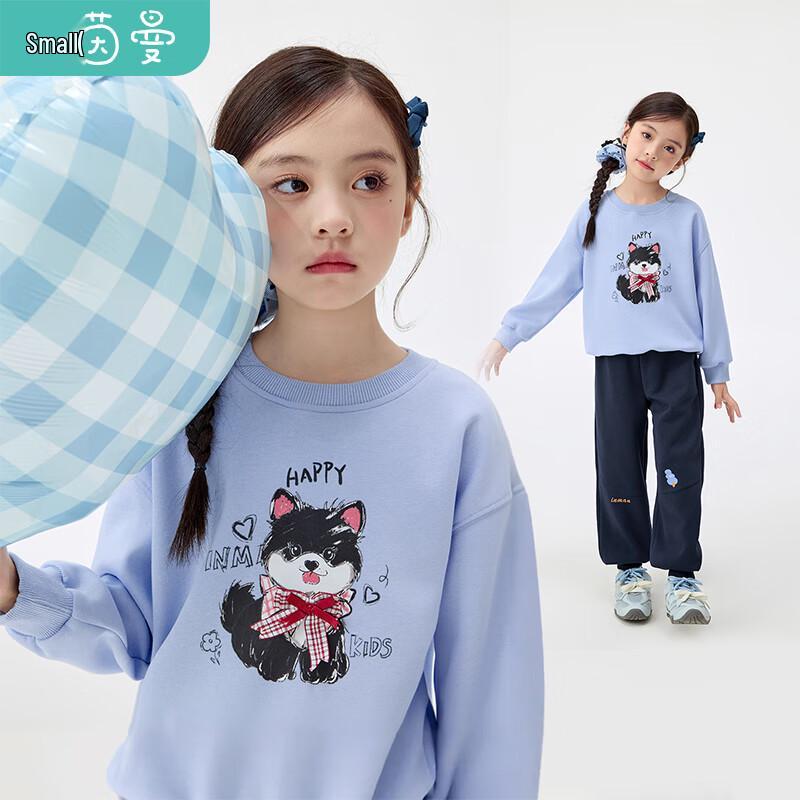 Xiaoyinman Girls 3D Bow Long-Sleeved Top 150