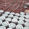 10pcs 5-inch 8-hole Flocked Sandpaper, Eed Sandpaper, Aluminum Oxide 125mm Flocked Abrasive Sandpaper