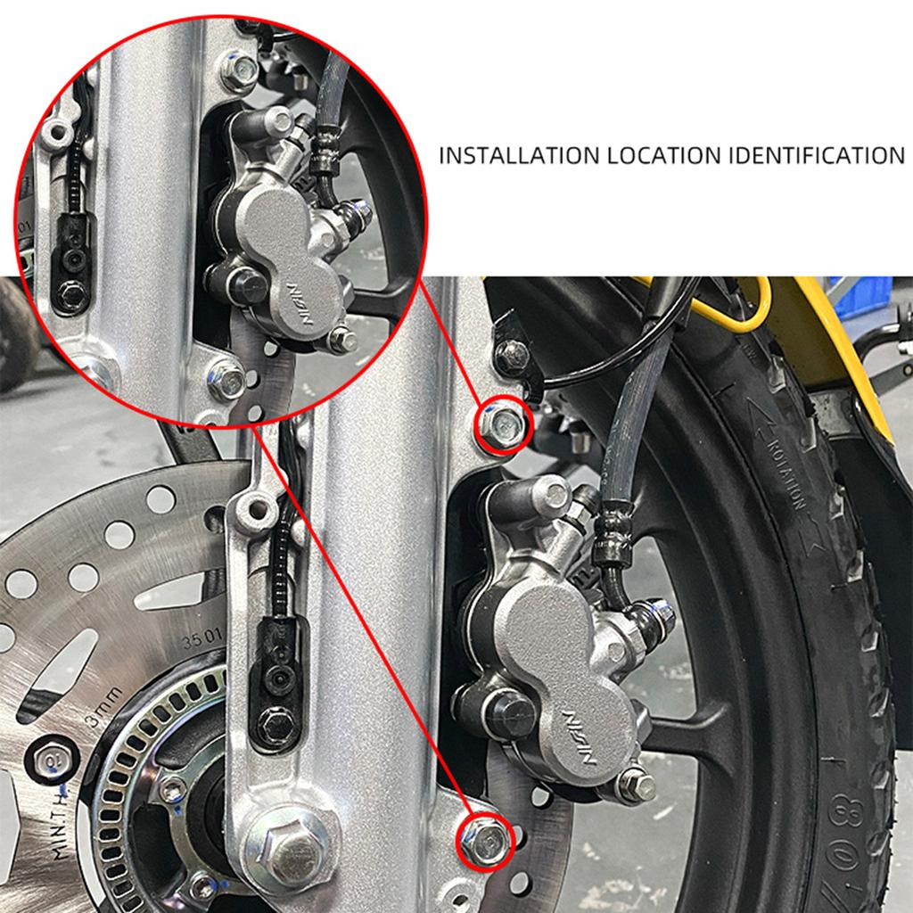 Motorcycles Front Wheel Disc Brake Caliper Cover for Cub 110 CC110 Disc Caliper Protections Board