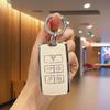 Car Smart Key Cover Case Bag Fob Shell Holder Protector Keychain For Land Rover Range Rover Evoque Discovery Sport 5  -