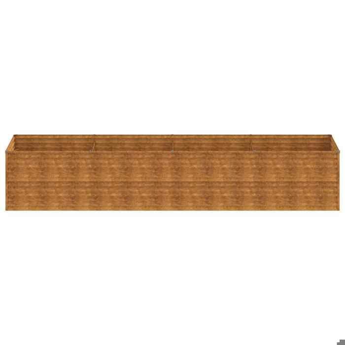 Exclusive House - Raised Garden Bed 386x100x69 Cm Corten Steel