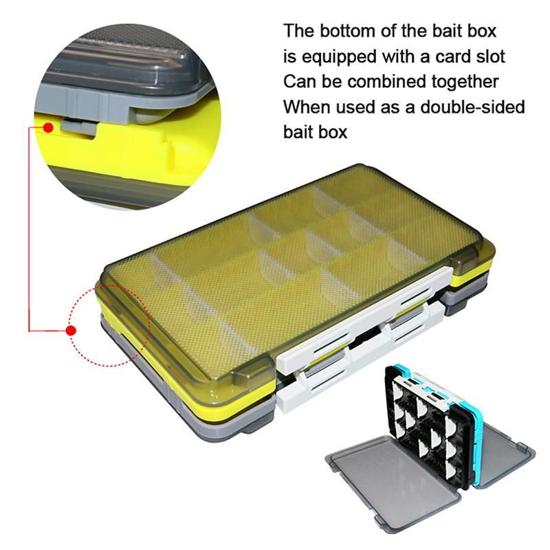 Fishing Tackle Box Mini Bait Box Lure Container Fisherman Tool Box Case Hook Storage Organizer For Fishing Accessories Carp Tool