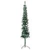 VidaXL Demi Sapin de Noël Artificiel Mince avec Support Arbre de Noël Décoration de Vacances Ornement de Fête Salon 344599