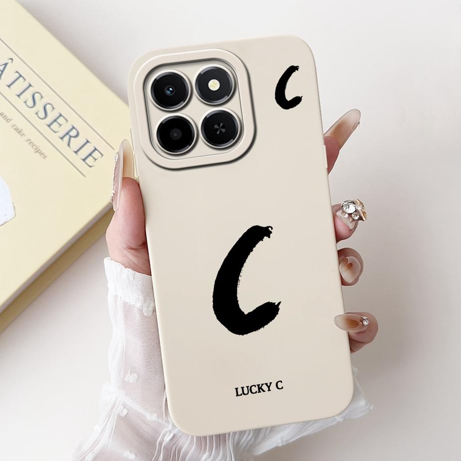 For Honor X6C Case NIC-LX1 NIC-LX2 NIC-LX3 Cute Lucky Letters Cover Soft TPU Phone Case For Honor X6c X 6c HonorX6C Fundas Coque