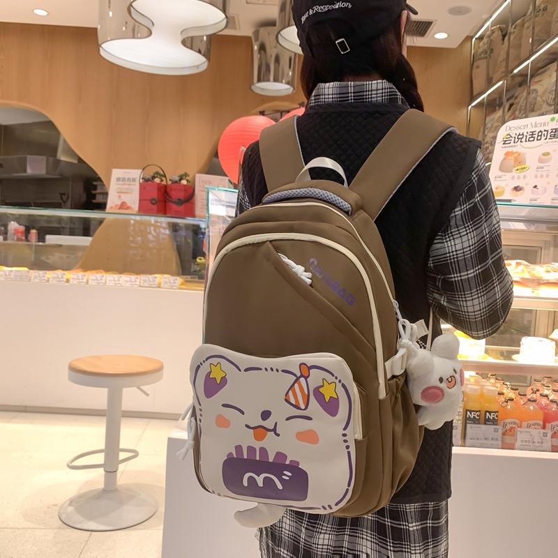 Сумка для студентів середньої школи Kitty. Рюкзак великої ємності. Легкий повсякденний рюкзак для дівчинки