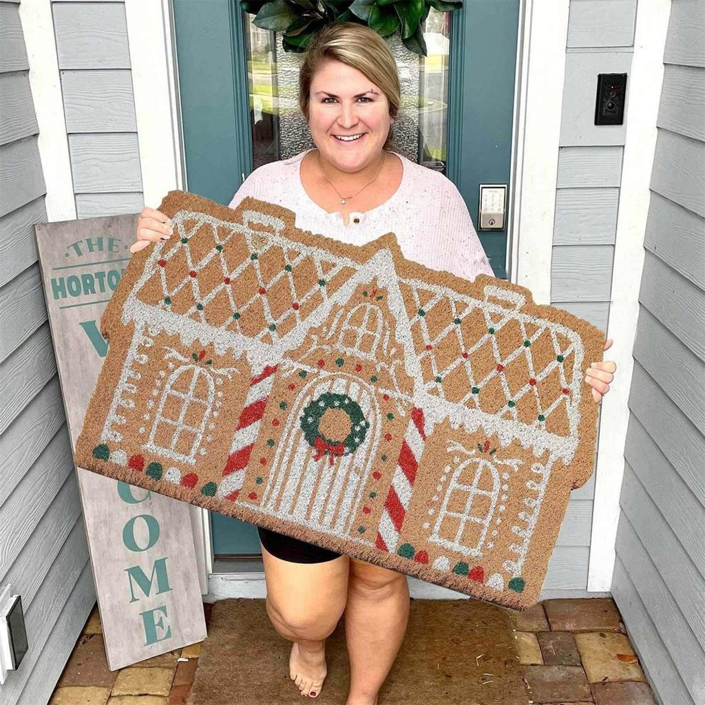 Christmas Rugs,Funny Photo Prop Floor Carpets,Gorgeous Area Rugs,Winter Holiday Welcome Rugs For Indoor Living Room Bedroom Bath Entrance Do