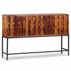 VidaXL Buffet Side Table Console Table Storage Cabinet with 2 Cupboards Home Interior 120x30x80 244345