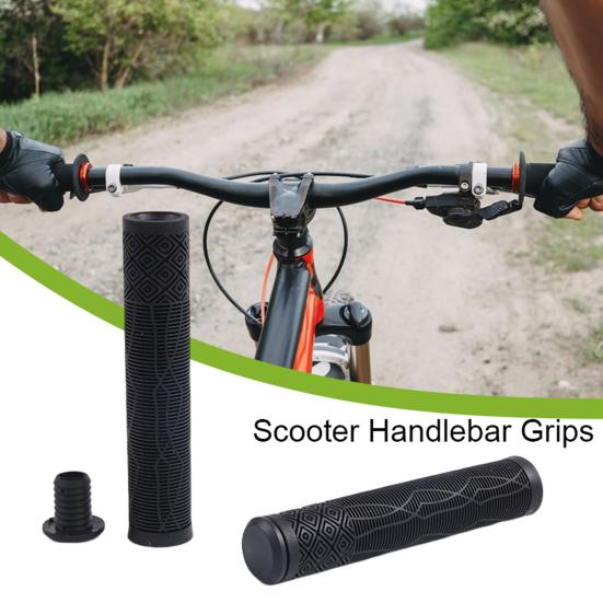 Buy Pair Bike Handlebar Grips Ergonomic Design Non-Slip Impact