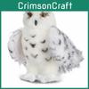 Adorable Wizard Snowy Owl Plush Toy Soft Stuffed Doll For Kids Christmas Gift