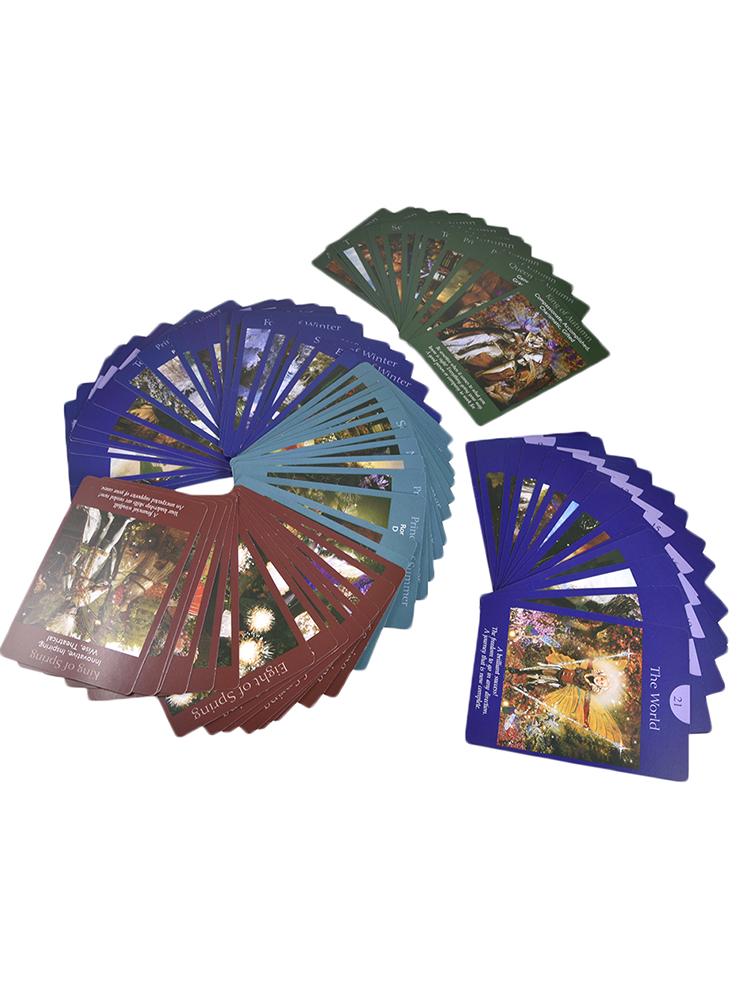 Nlight The Faeries Oracle Cardstarot Cards Romance Angel Oracle Cards by Fairy Paper Tarot Cards Party Games Tarot Cards Deck Rare