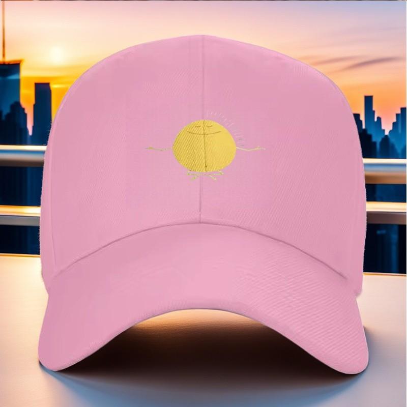 Zen Sun Meditation Graphic Baseball Cap Polyester Casual Outdoor Adjustable Snapback Hat Unisex