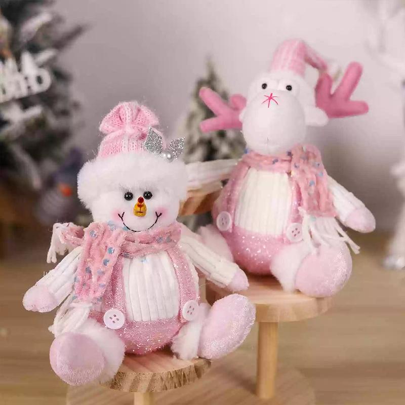 Christmas Decorations Dwarf Figurines Long-Legged Rudolph Christmas Gift Ornaments
