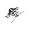 Zinc Alloy Pirate Car Sticker Metal Automotive Decal Emblem For Vehicle Bike Motorcycle Exterior Upgraded Easy Install