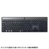 SANWA SUPPLY Solar Charging Bluetooth Keyboard SKB-BTEC1BK