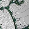 for Frog Lotus Pond Cutting Dies Stencil Template Embossing Art Craft Decoration