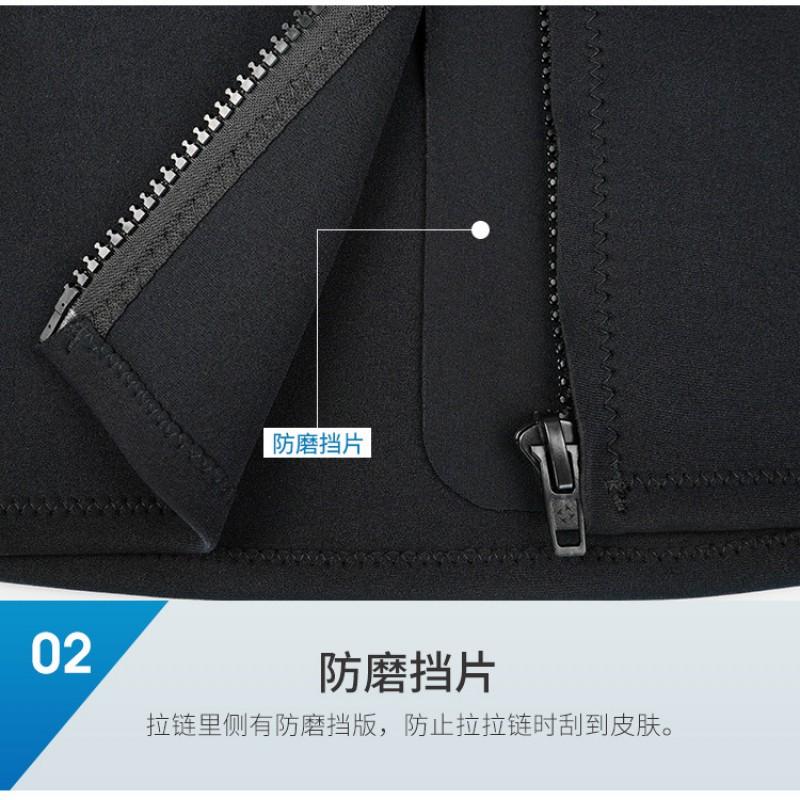 1.5MM Diving Suit Men's Split Top Long-sleeved Thermal Women's Snorkeling Surfing Sunscreen Swimsuit