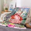 1pc Belles Garden Flannel Blanket,Ultra Soft Warm Plush Throw for Home Bedroom Bed Sofa Cover Camping Picnic gift Y7174