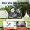 SucceBuy Cordless Fan Portable Degree Manual Pivoting Regulation HighVelocity Cordless Fan Heavy Duty Metal Industrial Floor Fan