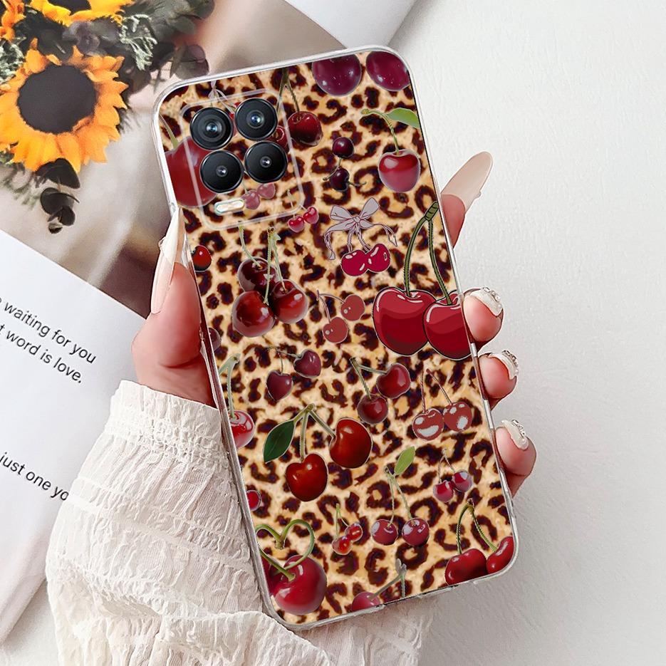 For Realme 8 4G Case Realme8 Pro RMX3081 Popular Fashion Painted Cover Soft Slim Phone Case For Realme 8 Pro Realme8 8i 4G Shell