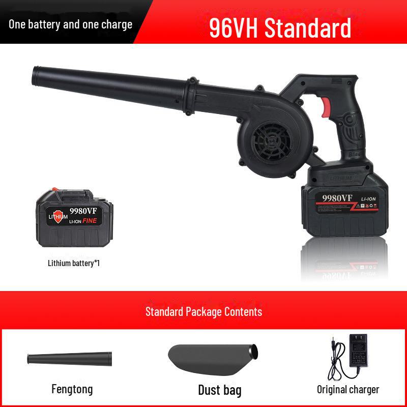 Rechargeable High-Power Turbo Fan & Lithium Electric Dust Blower Hair Dryer