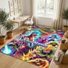 Personalized Crystal Velvet Carpet,Dragon Ball Custom Printed Name, Plush Area Rug For Home Indoor Decor
