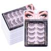 5 Pairs Of Eyelashes 6D Chemical Fiber Three-Dimensional Multi-Layer Crossed False Eyelashes Naturally Curl Eyelashes