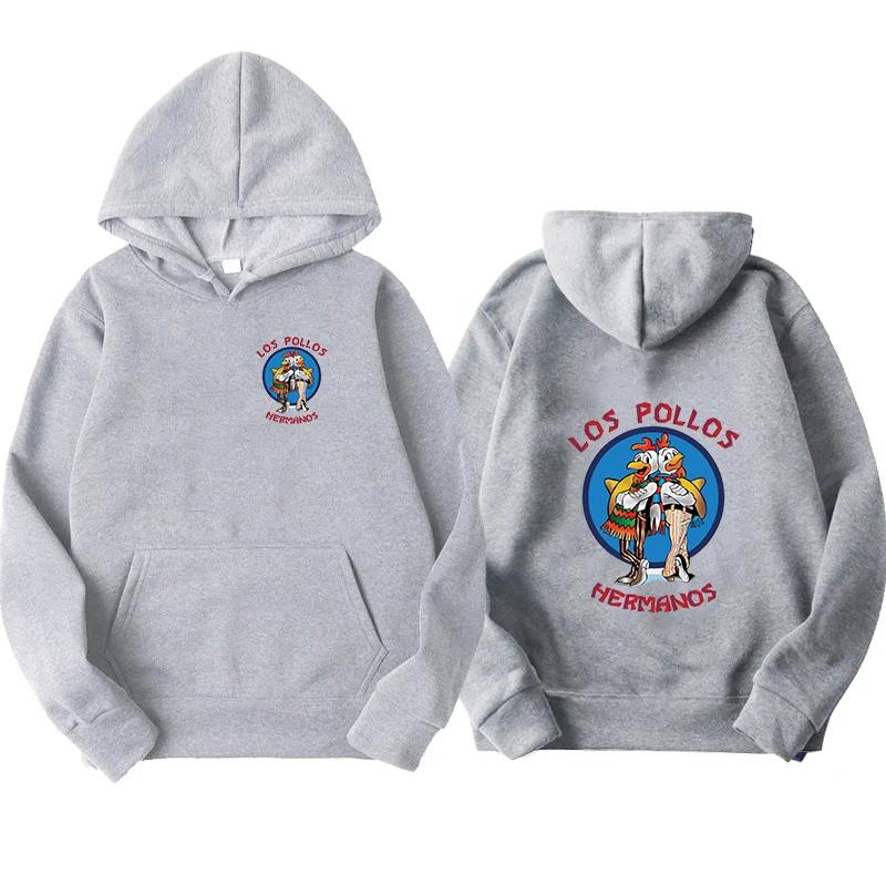 Breaking Bad hoodie Los Pollos Hermanos Chicken Brothers print hoodie sportswear men's and women's autumn and winter clothing