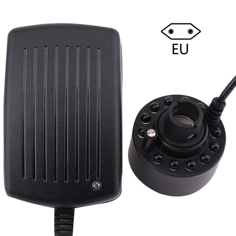 

Fog Maker Fogger Pond Fountains Fog Machine Sprayer Humidifier 12 LED Home Aquariums