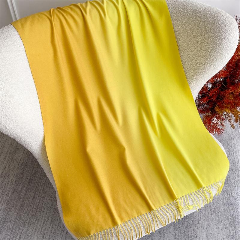 New 40 Color Winter Scarf for Women Long Warm Cashmere Scarves Hijab Solid Lady Shawl Wrap Pashmina Bandana Stoles 70X190Cm