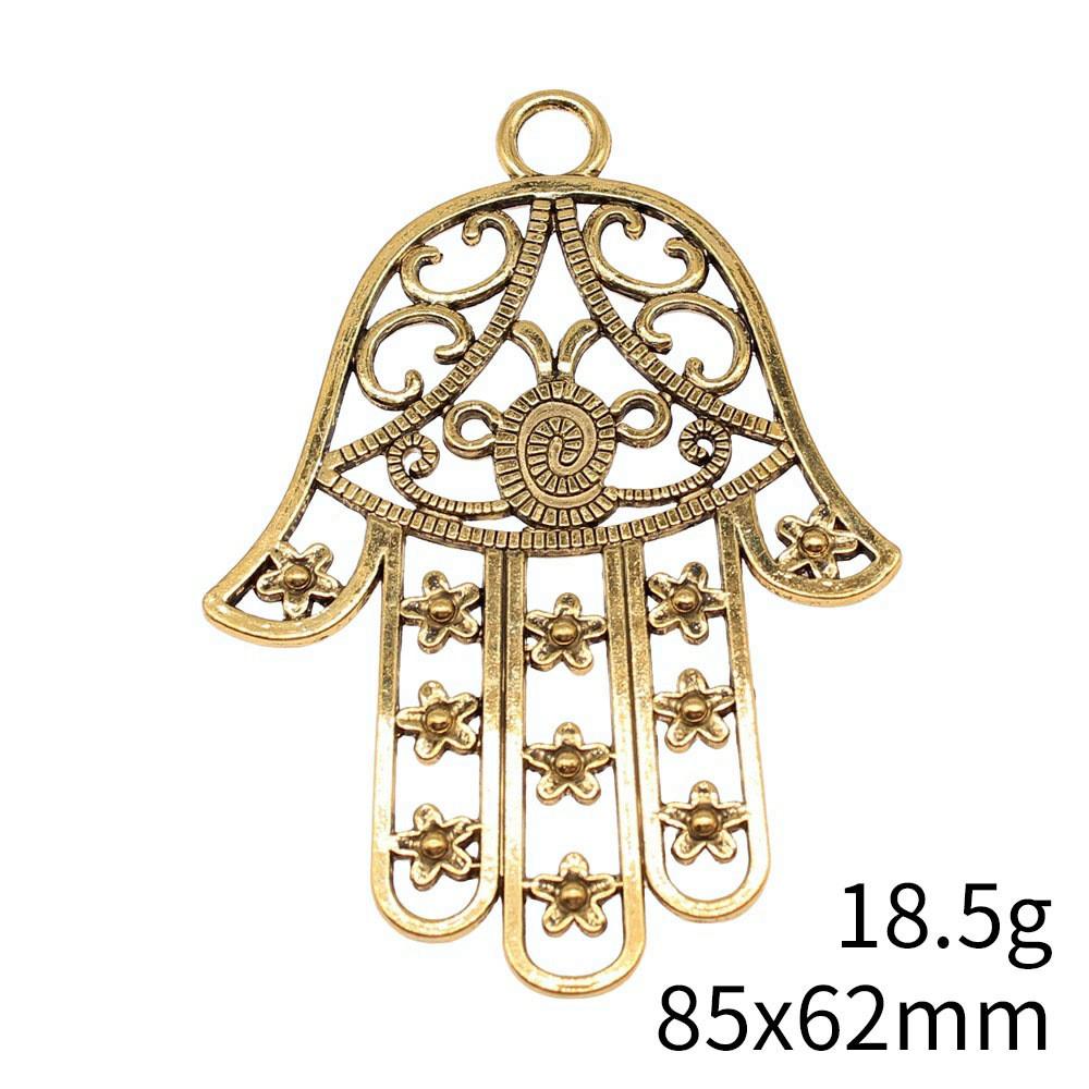 NewArrivals Charms For Necklace Hamsa Hand Talisman Amulet Charms Pendant Biz Phone Pendant