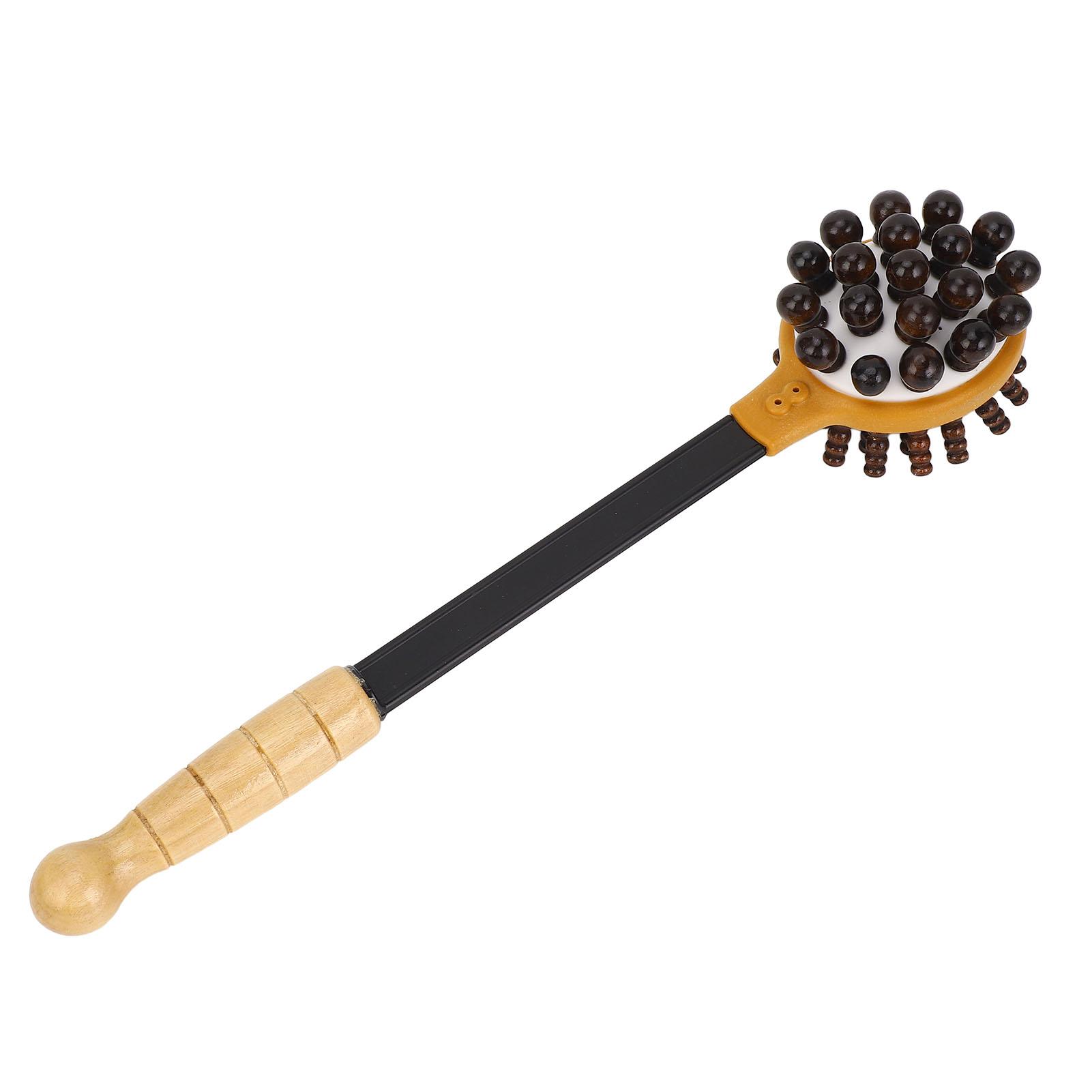 

Massage Hammer Solid Wood 2 Sided Strike Manual Ergonomic for Back Home Office Travel