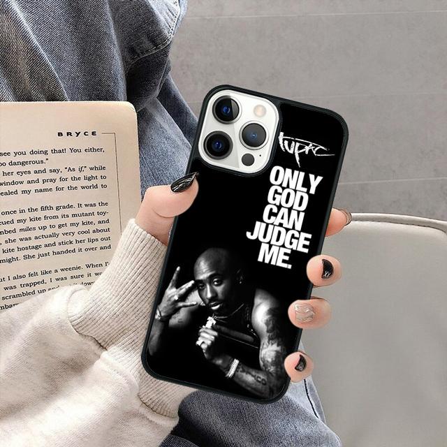 

2pac Only God Can Judge Me Phone Case for iPhone 17 Air 16 16e 15 13 14 11 12 Pro Max Plus coque fundas Shell iPhone 16pro max