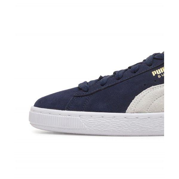 Puma Suede Classic 21 Παλτό Μπιζέ Unisex Αθλητικά Παπούτσια Μπλε Λευκό 374915-04