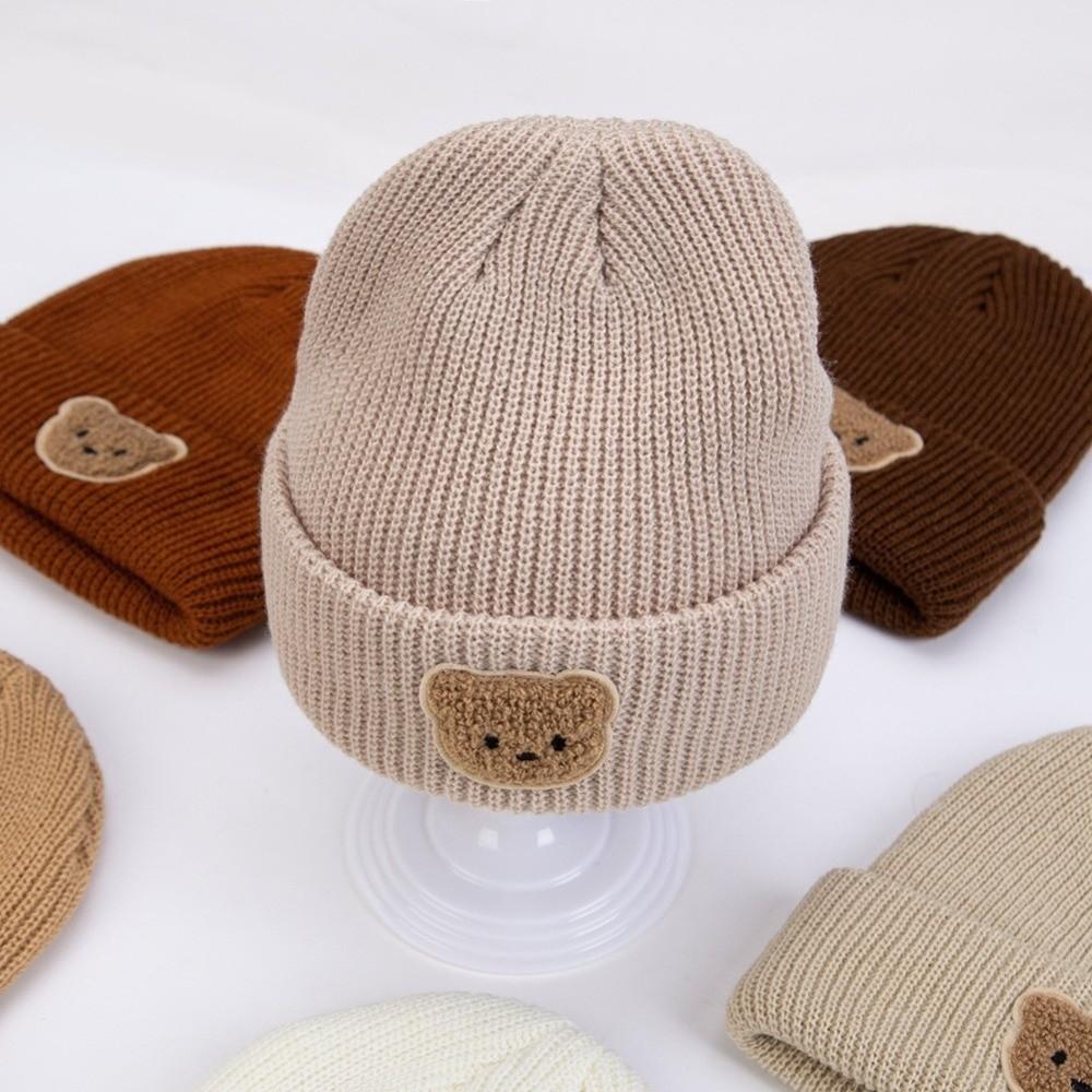 Warm Beanie Cap Cute Cartoon Pullover Cap Fashion Knitted Hat  Winter