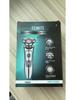 Men's 6000 Digital Display USB Rechargeable Multi-Function Electric Shaver - Waterproof, 3-Head Design