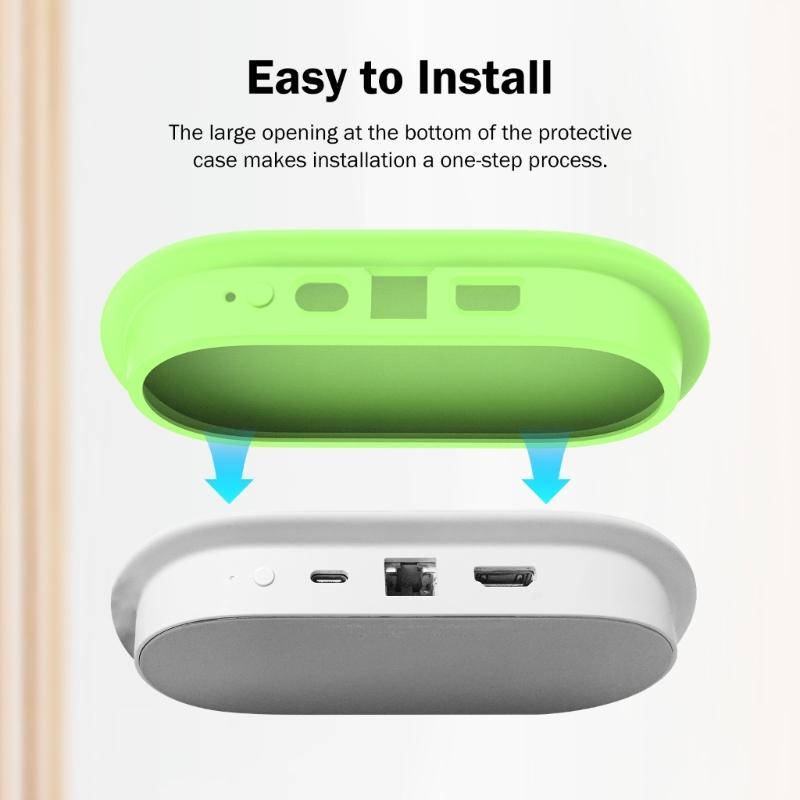 Durability Silicone Case Design for TV Streamer (4K) 2024 Host Easy Installation Wall Mount Case Cover Customs Fit