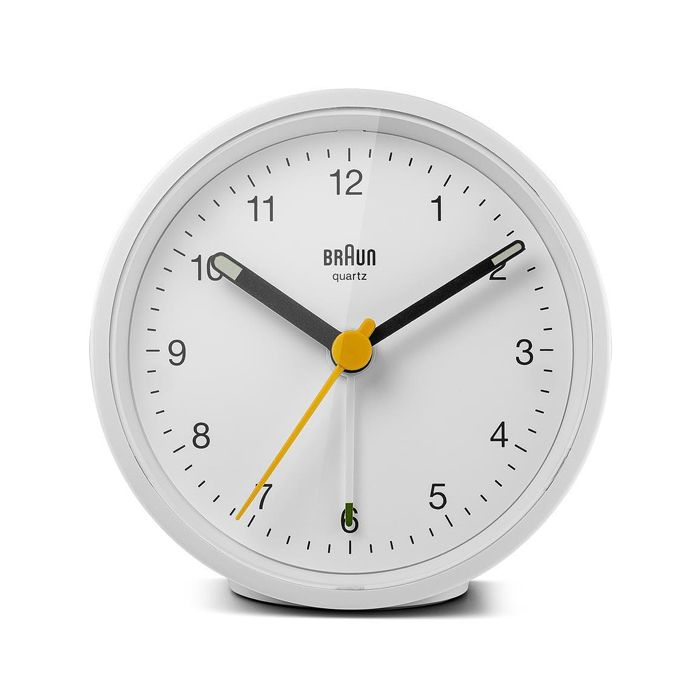 Braun Bc12w Classic Alarm Clock