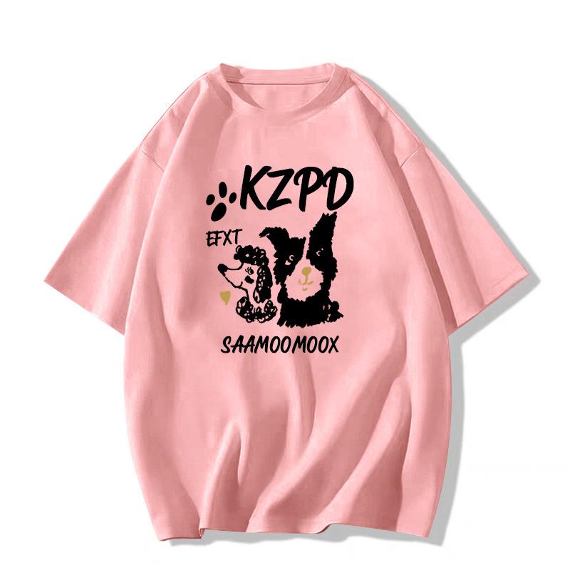 Women's Plus Size Retro Short Sleeve T-Shirt - 2025 New Design, Loose Fit